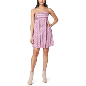 imageWallFlower Womens Millie Babydoll Mini Swing DressMauve