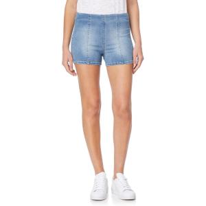 imageWallFlower Womens Pull on Denim Shorts 3quot HighRise Insta Soft JuniorsCameron