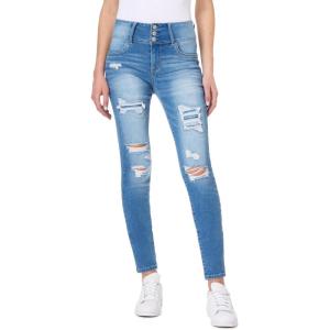 imageWallFlower Womens Sassy Ankle Skinny HighRise Insta Soft Juniors JeansMelissa