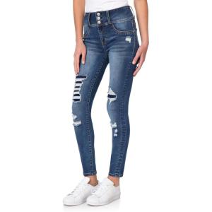 imageWallFlower Womens Sassy Skinny HighRise Insta Soft Juniors Jeans Standard and PlusAshton