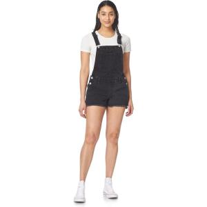 imageWallFlower Womens Shortalls Juniors Standard and PlusLt Carbon Carpenter