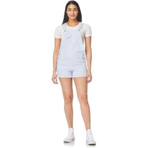imageWallFlower Womens Shortalls Juniors Standard and PlusRailroad Stripe