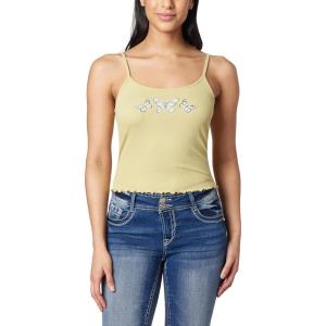 imageWallFlower Womens Skye Yummy Rib Cami Tank TopWillow