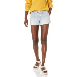 imageWallFlower Womens Tomboy Jogger Shorts Denim MidRise Insta Stretch JuniorsAcacia