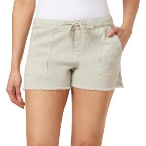 imageWallFlower Womens Tomboy Jogger Shorts Denim MidRise Insta Stretch JuniorsSea Sage