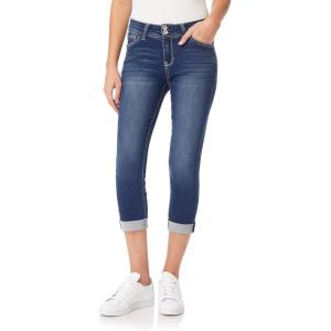 imageWallFlower Womens Ultra Crop MidRise Insta Soft Juniors Standard and PlusIris