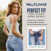 imageWallFlower Womens Luscious Curvy Bootcut MidRise Insta Stretch Juniors Jeans Standard and PlusCamille