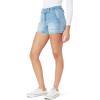 imageWallFlower Womens Ultra 4quot Relaxed Utility Denim Shorts MidRise Insta Soft JuniorsPearl
