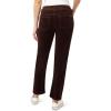 imageWallFlower Womens Luscious Curvy MidRise 29quot Straight Corduroy Juniors PantsChestnut