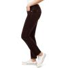 imageWallFlower Womens Luscious Curvy MidRise 29quot Straight Corduroy Juniors PantsChestnut