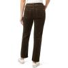 imageWallFlower Womens Luscious Curvy MidRise 29quot Straight Corduroy Juniors PantsDeep Moss
