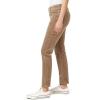 imageWallFlower Womens Luscious Curvy MidRise 29quot Straight Corduroy Juniors PantsSilver Mink