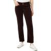 imageWallFlower Womens Luscious Curvy MidRise 29quot Straight Corduroy Juniors PantsChestnut