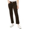imageWallFlower Womens Luscious Curvy MidRise 29quot Straight Corduroy Juniors PantsDeep Moss
