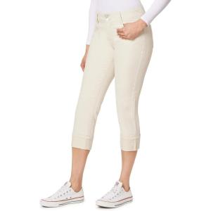 imageWallFlower Luscious Curvy 235 MidRise Cropped Jeans for Women Insta Stretch Denim Juniors JeansStone