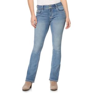 imageWallFlower Luscious Curvy Bootcut Jeans for Women MidRise Insta Stretch Denim Size Inclusive Juniors Jeans Sizes 0 to 24Paola