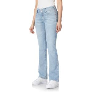 imageWallFlower Luscious Curvy Bootcut Jeans for Women MidRise Insta Stretch Denim Size Inclusive Juniors Jeans Sizes 0 to 24Perry