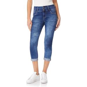 imageWallFlower Womens Juniors InstaSoft HighRise Sassy Fit Skinny Stretch Crop JeansHarper2