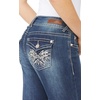 image:imageWallFlower Bling Back Pocket Bootcut Jeans for Women Luscious Curvy Fit Embellished MidRise Insta Stretch DenimTwinkle