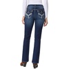 image:imageWallFlower Bling Back Pocket Bootcut Jeans for Women Luscious Curvy Fit Embellished MidRise Insta Stretch DenimVici