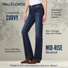 image:imageWallFlower Luscious Curvy Bootcut Jeans for Women MidRise Insta Stretch Denim SizeInclusive Juniors JeansAbbey