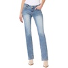 image:imageWallFlower Luscious Curvy Bootcut Jeans for Women MidRise Insta Stretch Denim SizeInclusive Juniors JeansAndrea