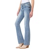image:imageWallFlower Luscious Curvy Bootcut Jeans for Women MidRise Insta Stretch Denim SizeInclusive Juniors JeansAndrea