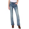 image:imageWallFlower Luscious Curvy Bootcut Jeans for Women MidRise Insta Stretch Denim SizeInclusive Juniors JeansBasil