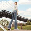 image:imageWallFlower Luscious Curvy Bootcut Jeans for Women MidRise Insta Stretch Denim SizeInclusive Juniors JeansChrystie