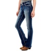image:imageWallFlower Luscious Curvy Bootcut Jeans for Women MidRise Insta Stretch Denim SizeInclusive Juniors JeansJenna