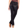 image:imageWallFlower Luscious Curvy Bootcut Jeans for Women MidRise Insta Stretch Denim SizeInclusive Juniors JeansScarlett