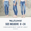 image:imageWallFlower Womens Juniors Instasoft HighRise Sassy Skinny Jeans Standard and PlusRiverton