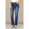 image:imageWallFlower Womens Legendary Bootcut MidRise Insta Stretch Juniors Jeans Standard and PlusKaty