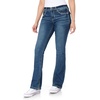 image:imageWallFlower Womens Legendary Bootcut MidRise Insta Stretch Juniors Jeans Standard and PlusKaty Pure