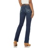 image:imageWallFlower Womens Legendary Slim Bootcut MidRise Belted Insta Stretch Juniors Jeans Standard and PlusEden