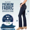 image:imageWallFlower Womens Legendary Slim Bootcut MidRise Belted Insta Stretch Juniors Jeans Standard and PlusEden