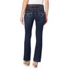 image:imageWallFlower Womens Legendary Slim Bootcut MidRise Belted Insta Stretch Juniors Jeans Standard and PlusEvan