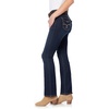 image:imageWallFlower Womens Legendary Slim Bootcut MidRise Belted Insta Stretch Juniors Jeans Standard and PlusEvan