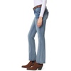 image:imageWallFlower Womens Legendary Slim Bootcut MidRise Belted Insta Stretch Juniors Jeans Standard and PlusIce