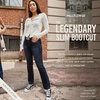 image:imageWallFlower Womens Legendary Slim Bootcut MidRise Belted Insta Stretch Juniors Jeans Standard and PlusJane