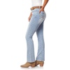image:imageWallFlower Womens Legendary Slim Bootcut MidRise Belted Insta Stretch Juniors Jeans Standard and PlusUnion