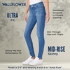 image:imageWallFlower Womens Ultra Fit Skinny MidRise Insta Soft Denim Juniors Jeans Also Available in Plus SizesRebel