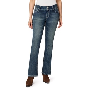 image:imageWallFlower Bling Back Pocket Bootcut Jeans for Women Luscious Curvy Fit Embellished MidRise Insta Stretch DenimHartley