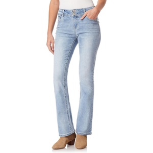 image:imageWallFlower Bling Back Pocket Bootcut Jeans for Women Luscious Curvy Fit Embellished MidRise Insta Stretch DenimKylie