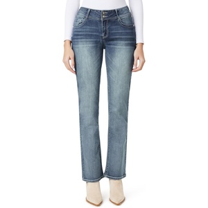 image:imageWallFlower Bling Back Pocket Bootcut Jeans for Women Luscious Curvy Fit Embellished MidRise Insta Stretch DenimVenus
