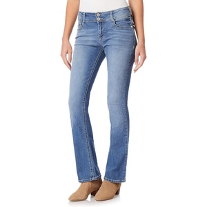 image:imageWallFlower Bling Back Pocket Bootcut Jeans for Women Luscious Curvy Fit Embellished MidRise Insta Stretch DenimVeronica