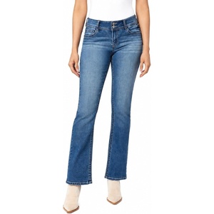 image:imageWallFlower Bling Back Pocket Bootcut Jeans for Women Luscious Curvy Fit Embellished MidRise Insta Stretch DenimVeronica Pure