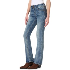 image:imageWallFlower Luscious Curvy Bootcut Jeans for Women MidRise Insta Stretch Denim SizeInclusive Juniors JeansBasil