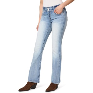 image:imageWallFlower Luscious Curvy Bootcut Jeans for Women MidRise Insta Stretch Denim SizeInclusive Juniors JeansDavey