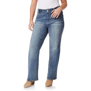 image:imageWallFlower Luscious Curvy Bootcut Jeans for Women MidRise Insta Stretch Denim SizeInclusive Juniors JeansGalaxy